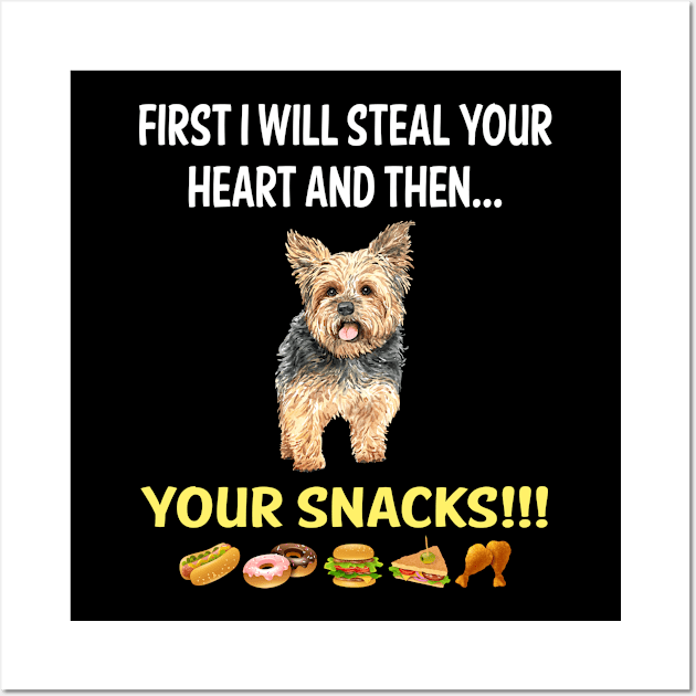 Steal Heart Yorkshire Terrier 34 Wall Art by blakelan128